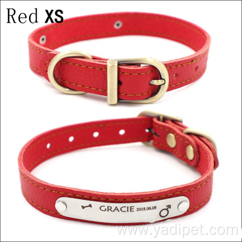 wholesale pet supplies leather collar hot